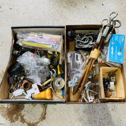 Assorted Pickers Lot - Hardware, Handtools, Odds And Ends (Floor Left)
