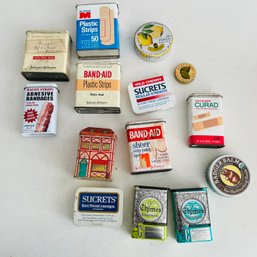 Vintage Band-aid Tins And Others (NK)