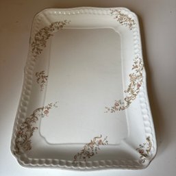 Vintage Large John Haddock & Sons England Royal Vitreous Serving Platter  (Basement)