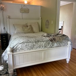 Queen Size Wooden Bed - Bedding Not Included