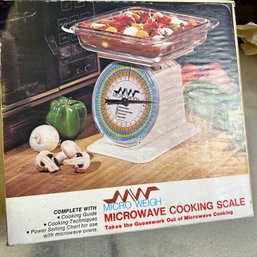 Vintage IN BOX Microwave Cooking Scale MICRO WEIGH (bsmt)
