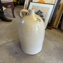 Antique Salt Glazed Stoneware Jug (Garage Left)
