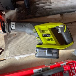 Ryobi P513 18V Cordless Reciprocating Saw (garage)
