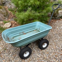 Plastic 4 Wheeled Gardening Dump Cart (Shed)