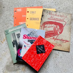 Starrett Catalog And Mixed Manuals Lot (Floor Left)
