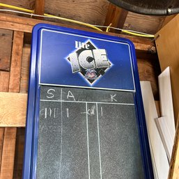 Miller Light Ice Score Board (garage)