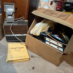 Vintage Bell & Howell Super 8mm Movie Projector & Baia Mark II Super 8 Reviewer, Plus Extras (Basement 2)