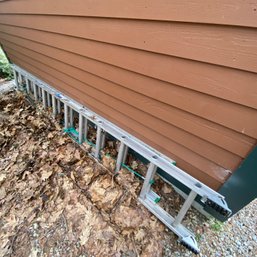 Werner 24' Aluminum Extension Ladder (behind Shed)