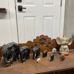 Assorted Small Elephant Figurines