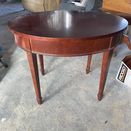 Vintage Bombay Furniture Company Oval Wooden Table (Basement)