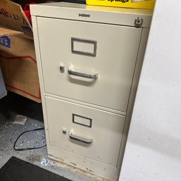 Two-Drawer Metal Filing Cabinet (Garage - 62332)