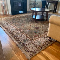 Karastan Wool Rug, 8.8x10.6, Some Discoloration Noted