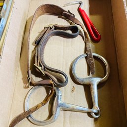 Vintage Horse Bridle Parts (Loc: Left Table)