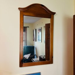 Wood Framed Wall Mirror (BR)