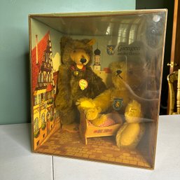Vintage Steiff Giengen Ander Brenz Trio Of Bears In Box (Garage)