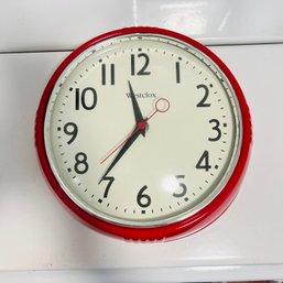 Red Wall Clock (Kitchen)