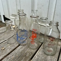 Assorted Vintage Milk Bottles (BSMT)