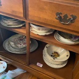 Large Entertaining Dishes & Platter Lot From Dining Room Buffet (Dining Room)