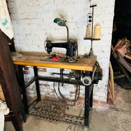Antique Willcox & Gibbs Sewing Machine (Basement)