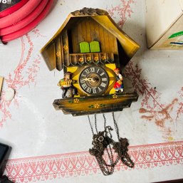Vintage Cuckoo Clock For Parts Or Repair (Basement)