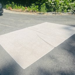 6' X 9' Light Tan Shag Carpet (Garage)