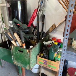 Assorted Tools And Garden Items (garage)