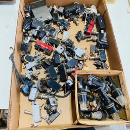 Assorted Toggle Switch Lot (Loc: Left Table Floor)