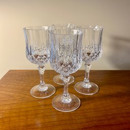Vintage Crystal Wine Glasses (Up)