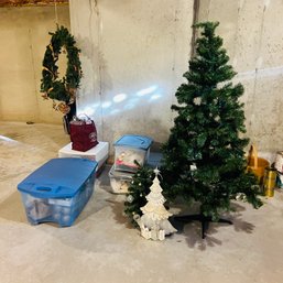 Mega Holiday Lot! Trees, Ornaments, Stockings, Lights And More (Basement)