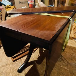 Vintage Wood Drop Leaf Table (Garage, Top Floor)