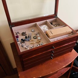 Cufflinks In Accessories Box With Other Items (BR)