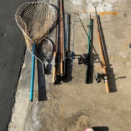 Fishing Rods And Nets (garage)