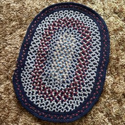 Vintage Braided Rug, Approx. 30' X 22' (Up2)