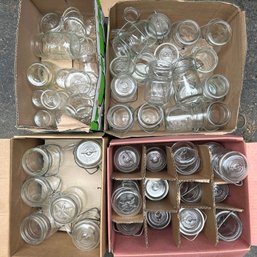 Large Lot Of Mason Jars (OA)