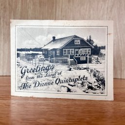 Vintage Birth Announcement From DIONNE QUINTUPLETS 1934 (DR 45954)