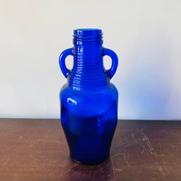 Cobalt Blue Glass Bottle