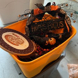 Halloween And Thanksgiving Decor (Garage)