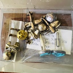 Assorted Cufflinks And Pins (BR)