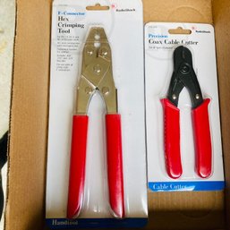 Radio Shack Crimping Tools In Packages (Loc: Left Table)