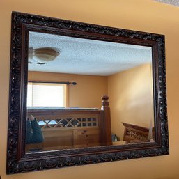 Beautiful Carved Wooden Mirror (Bedroom)