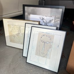 Assortment Of Framed Prints (garage)