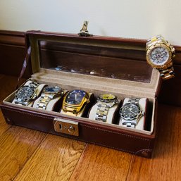 Men's Invicta Watches With Display Case (BR)