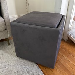Cube Storage Ottoman With Reversible Tray Top (55567) (LR)