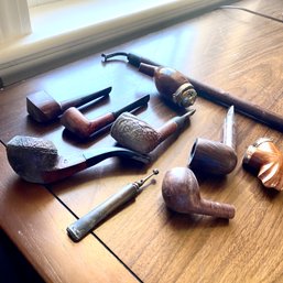 Nice Vintage Lot Of Tobacco Pipes Incl. Olde Briar, Yellow Bole & More! (Attic 3)