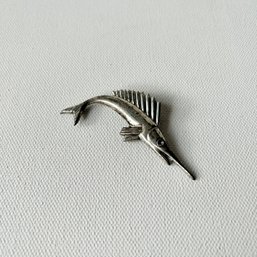 Sterling Silver Swordfish Pin (IS)