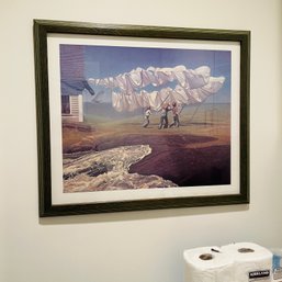 Framed Print By Alex Gnidziejko (Laundry Room)