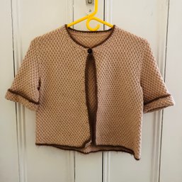 Handmade Crochet Cropped Cardigan (Bedroom)