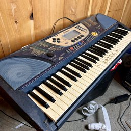 YAMAHA Portatone Electric Keyboard (garage2)