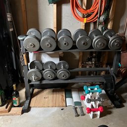 Bodysmith Weight Rack With Weights (basement 2)
