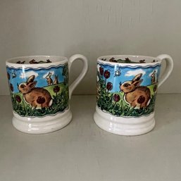 Emma Bridgewater Easter Scene Set Of 2 Mugs (Attic)